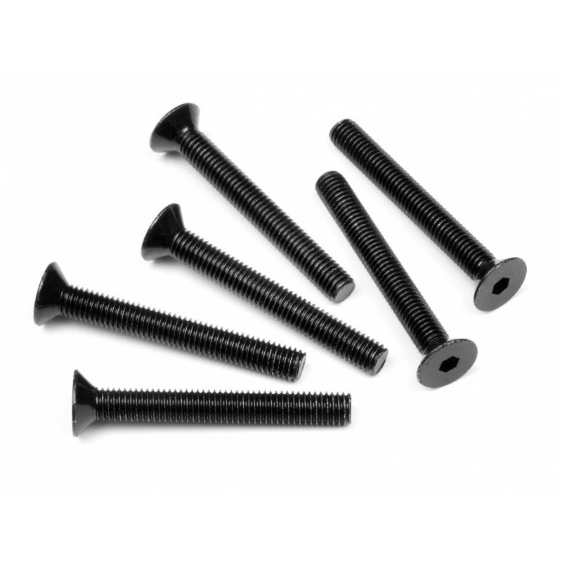 FLAT HEAD SCREW M5x40mm (HEX SOCKET/6pcs)