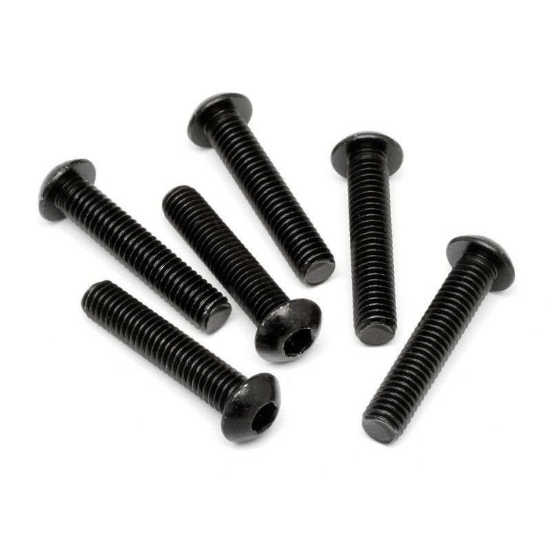 BUTTON HEAD SCREW M6x30mm