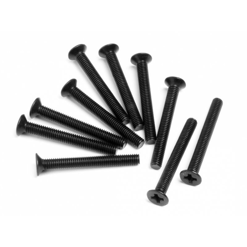 FLAT HEAD SCREW M3x26mm (10pcs)
