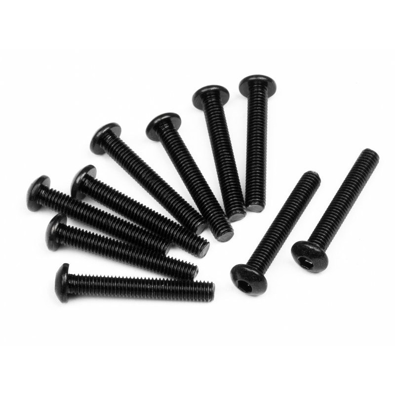 BUTTON HEAD SCREW M3x20mm (10pcs)