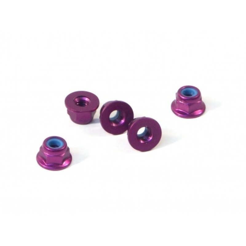 PURPLE ALLOY WHEEL NUTS M4 (5Pcs)