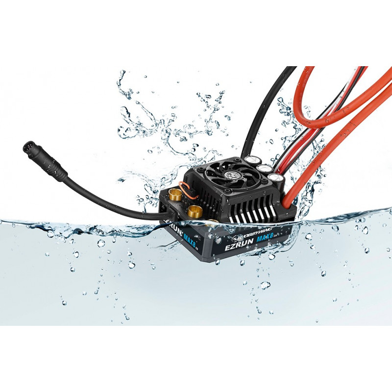 Ezrun MAX8 G2 ESC Sensorless 160 Amp, 3-6s LiPo, BEC 6A