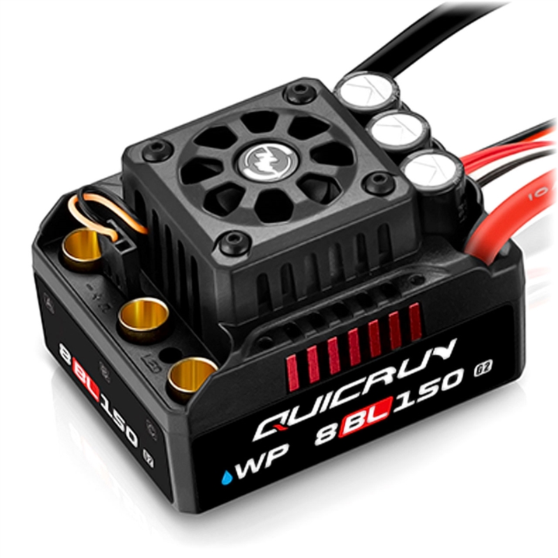 QuicRun WP8BL150 G2 Brushless ESC 150A 3-6s for 1:8