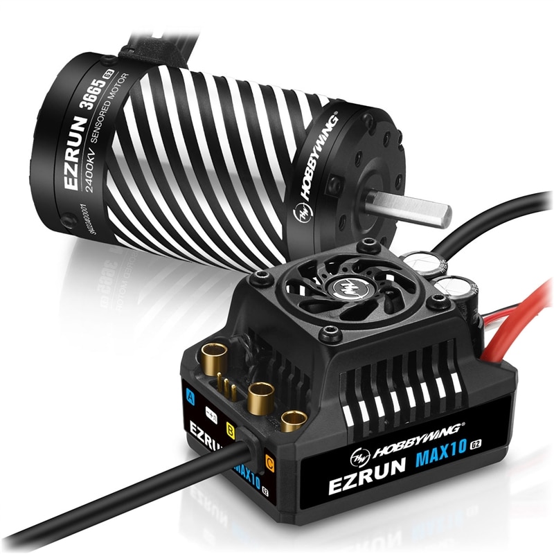 Ezrun MAX10 G2 140A Combo with 3665SD-2400kV 5mm shaft