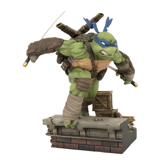 FIGURA GALLERY AS TARTARUGAS NINJA LEONARDO DIORAMA