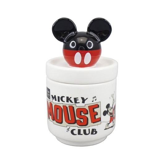 POTE DE CERÂMICA COM TAMPA 3D DISNEY 100 MICKEY MOUSE