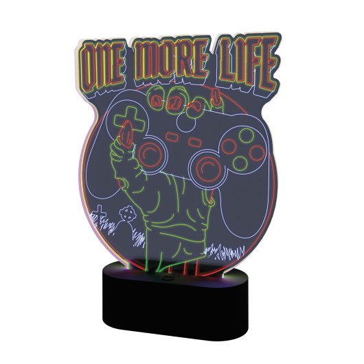 LÂMPADA LED DE MESA GAMERATION ONE MORE LIFE