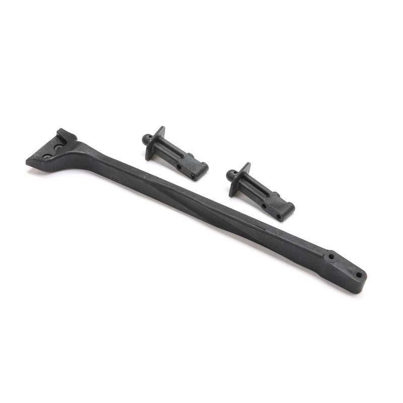Rear chassis brace, front body posts: 8xte rtr