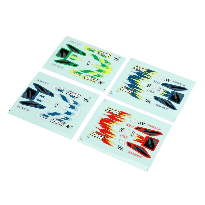 Optional stickers: micro-b