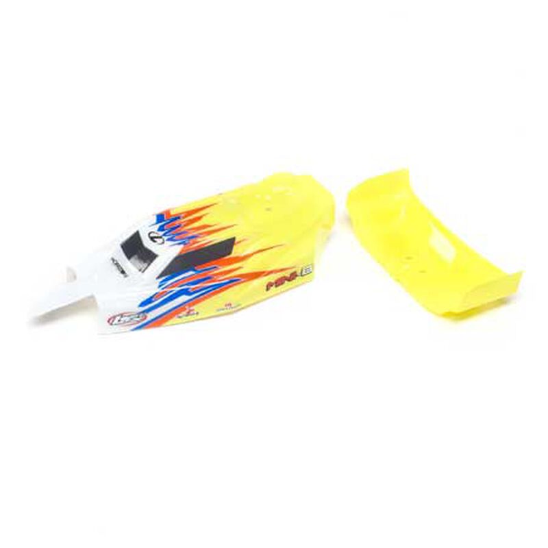 Body & wing, yellow/white: mini-b