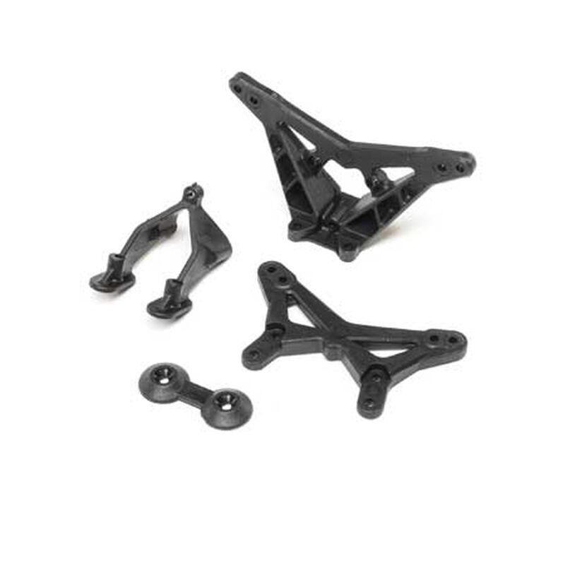 Fr/rr shock tower wing stay: mini-b