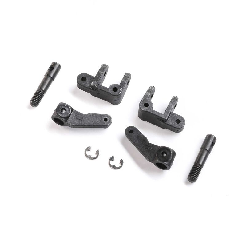 Spindle, caster block, front axle set: mini jrx2