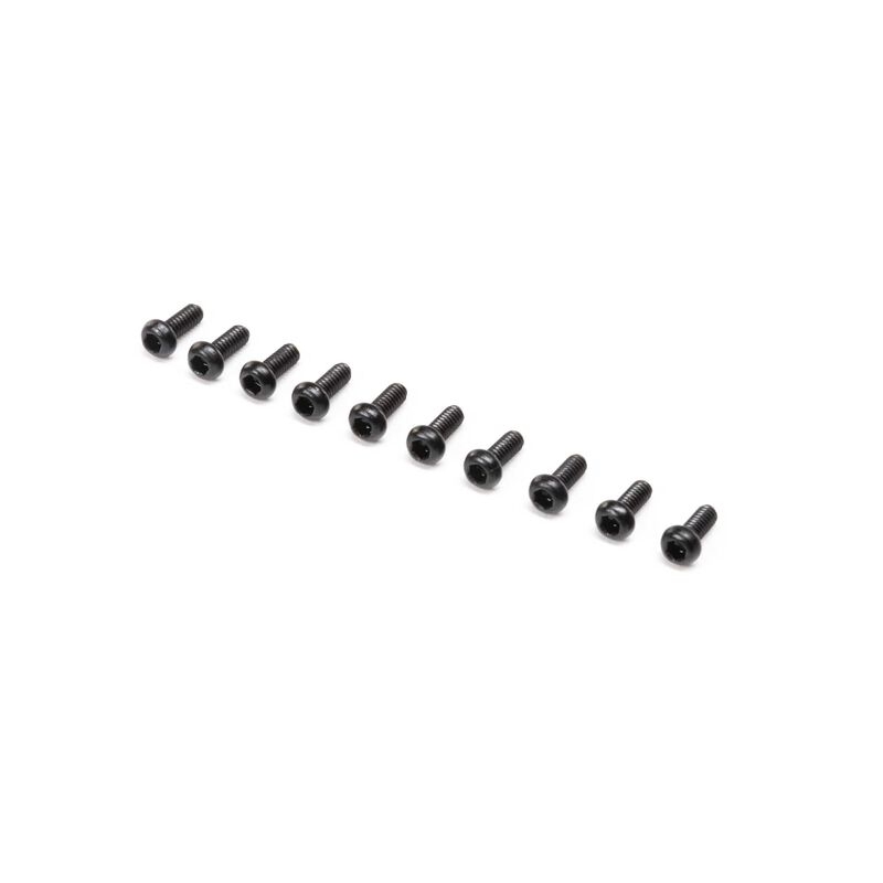 Button head screws, m2x5mm (10)