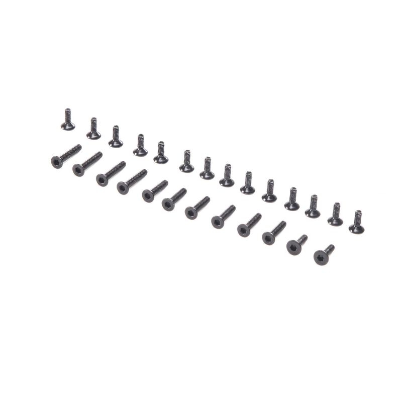 Screw set, flat head: mini-t 2.0