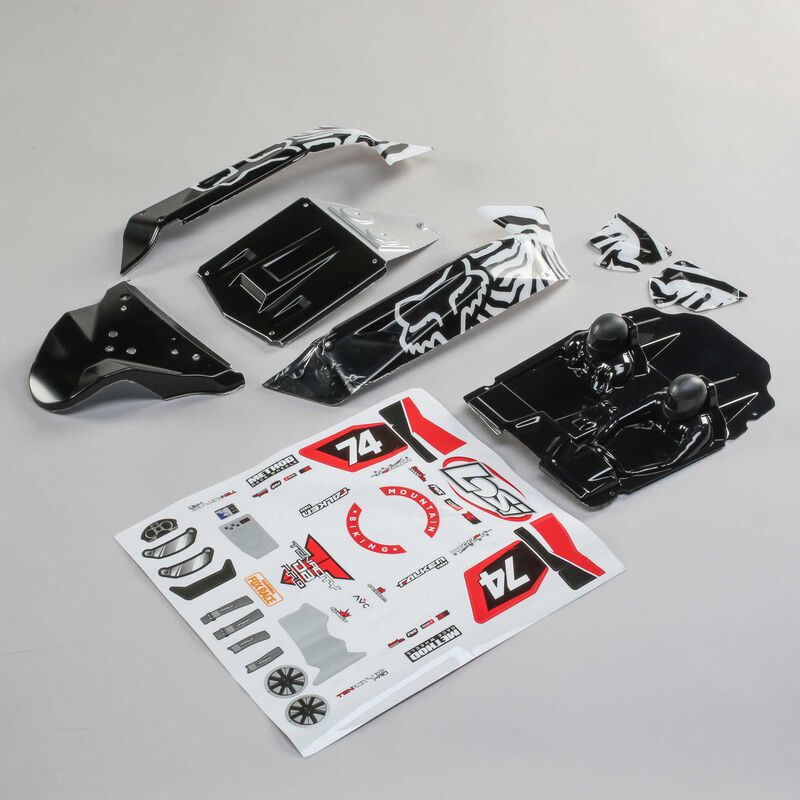 Body set, fox racing: tenacity db pro