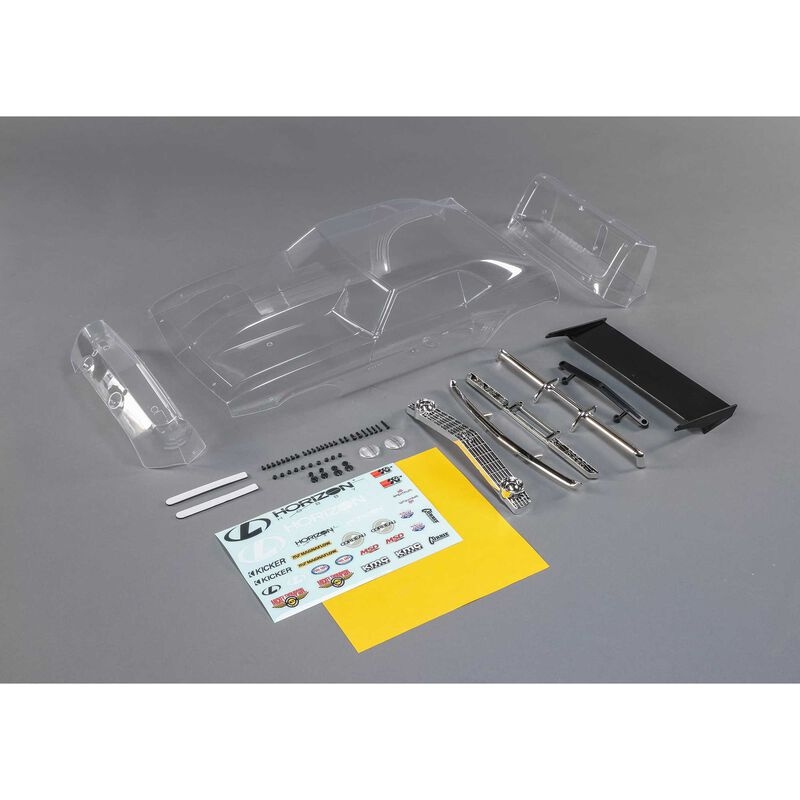 69 camaro body set, clear: 22s drag