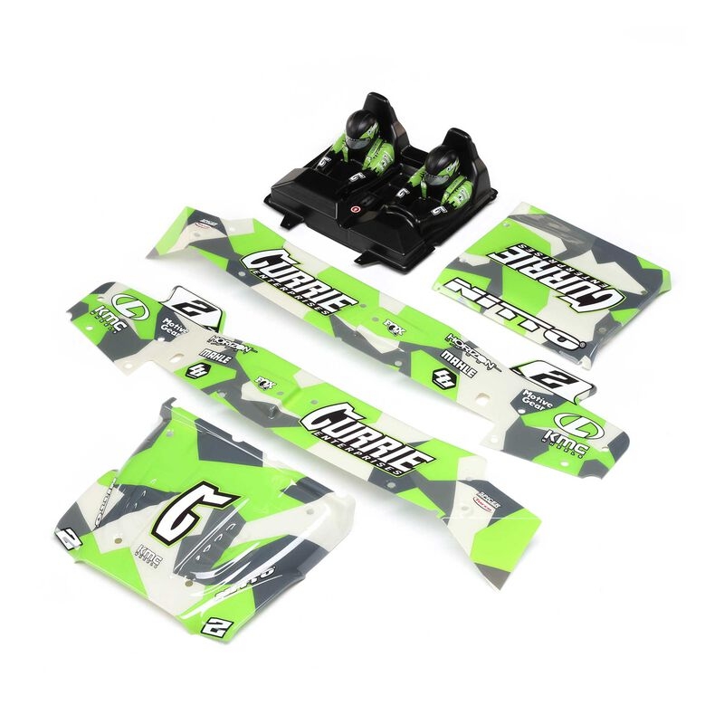 Body/driver set, green, silkscreened: hammer rey