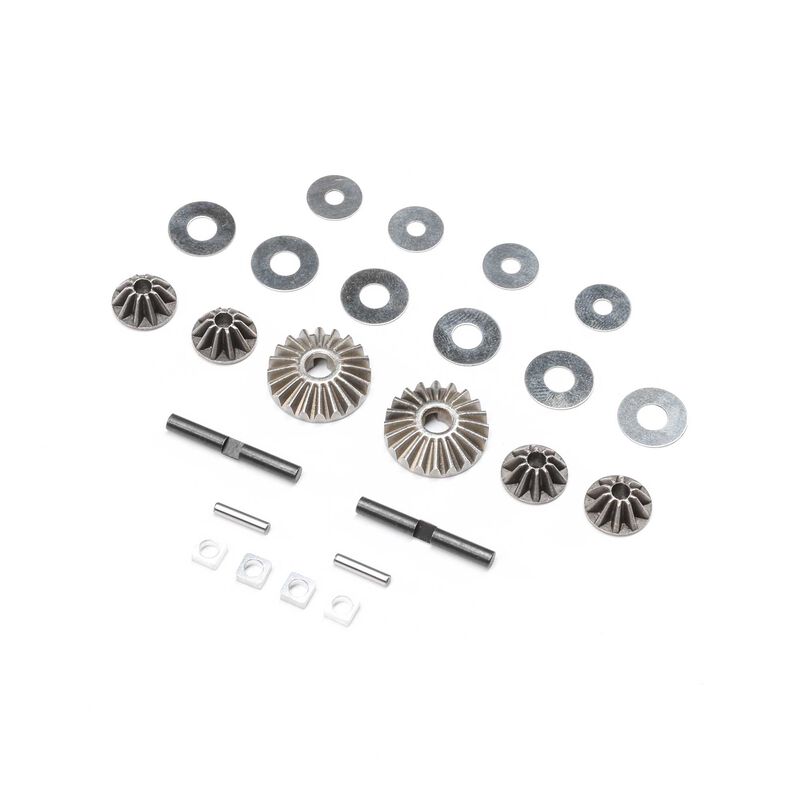 Diff gear set w/hardware: tenacity all
