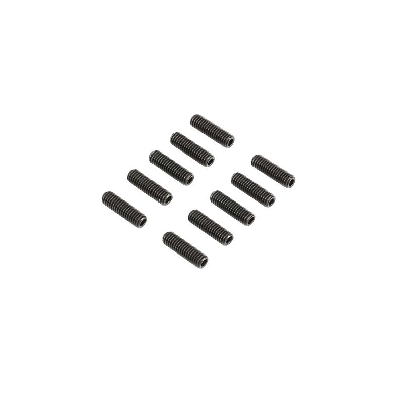 Set screws, m3 x 10mm cup point(10)