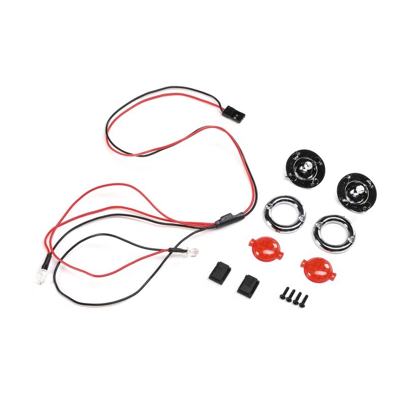 Front led headlight set, grave digger: lmt