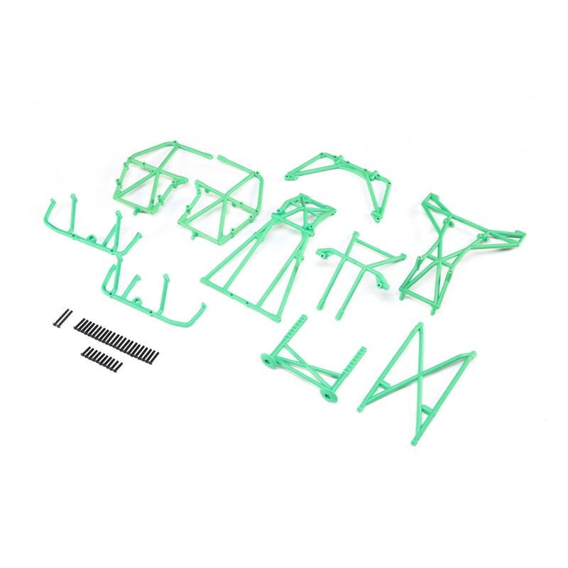 Cage set, complete, green: lmt
