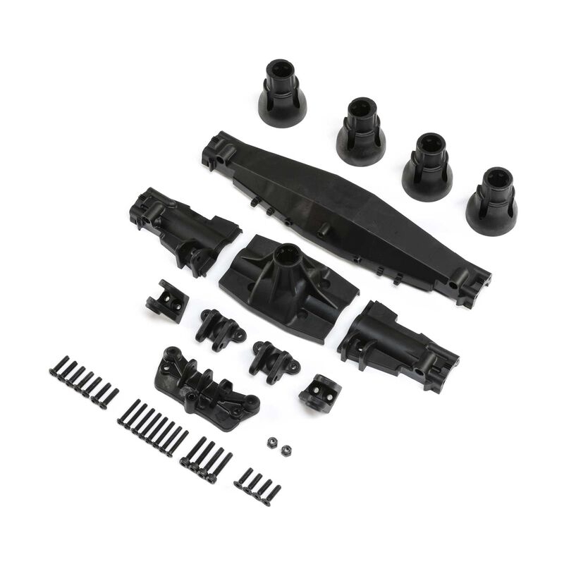 Axle housing set complete, rear: lmt