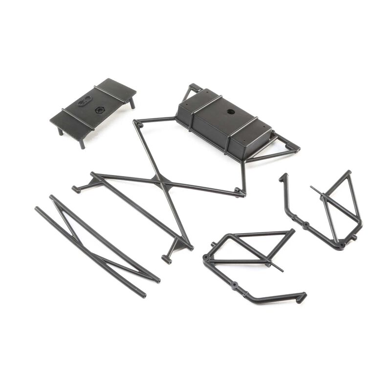 Rear body mount bar left and right, x-bar: : super baja rey