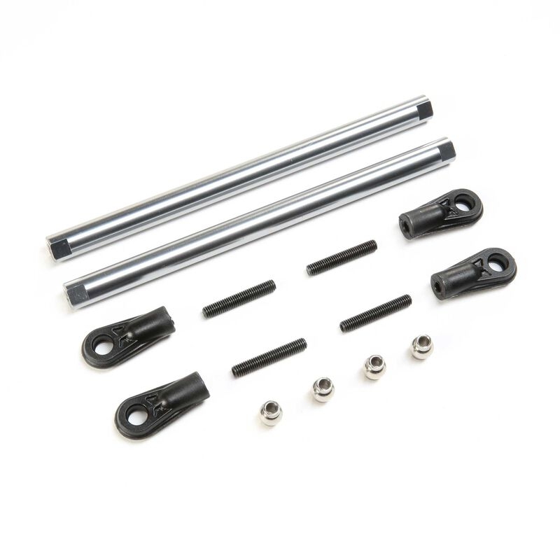 Rear hinge pin braces, black: dbxl 2.0
