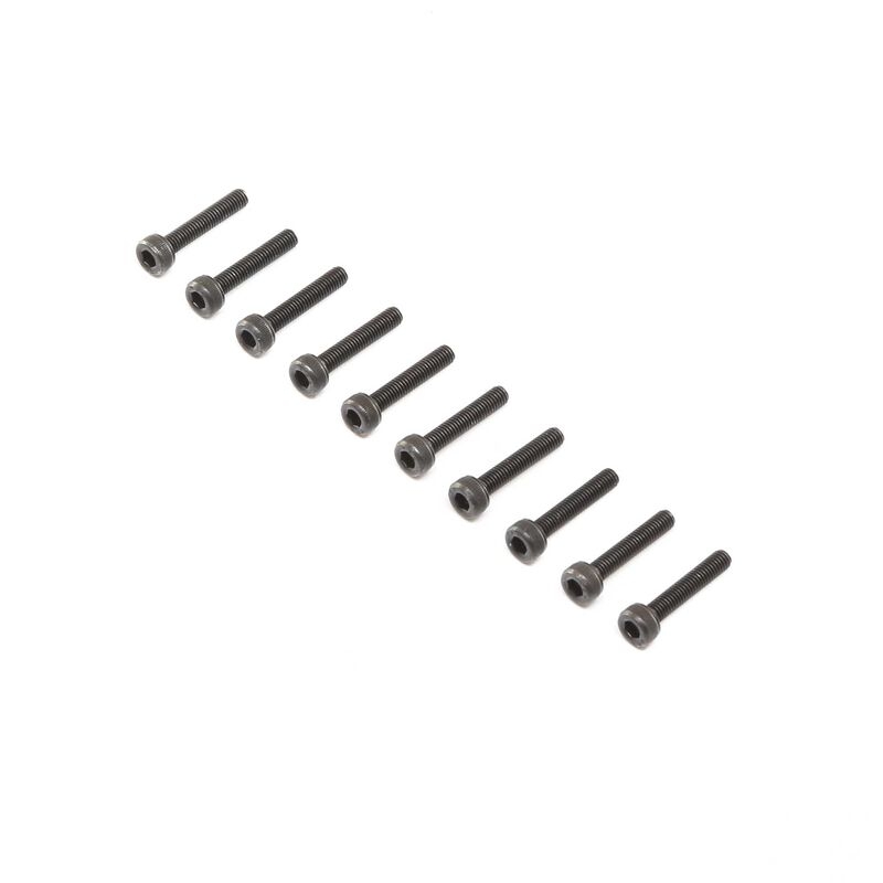 Cap head screws, stl, bo, m3 x 16mm (10)