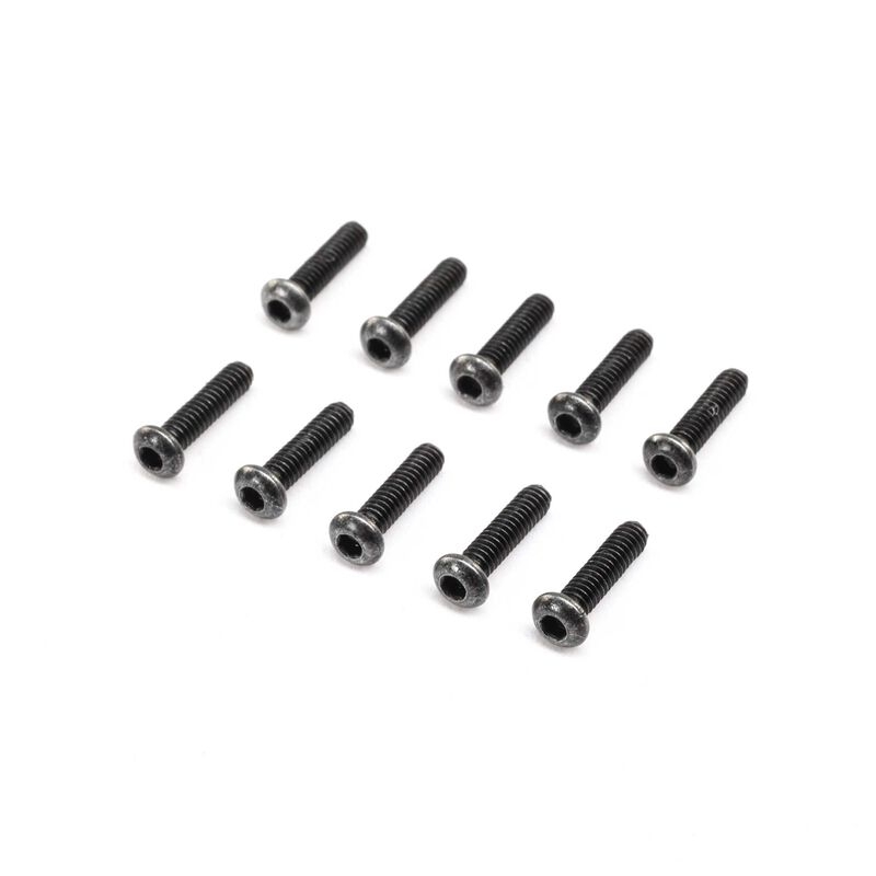 Button head screws, m2 x 8mm (10)