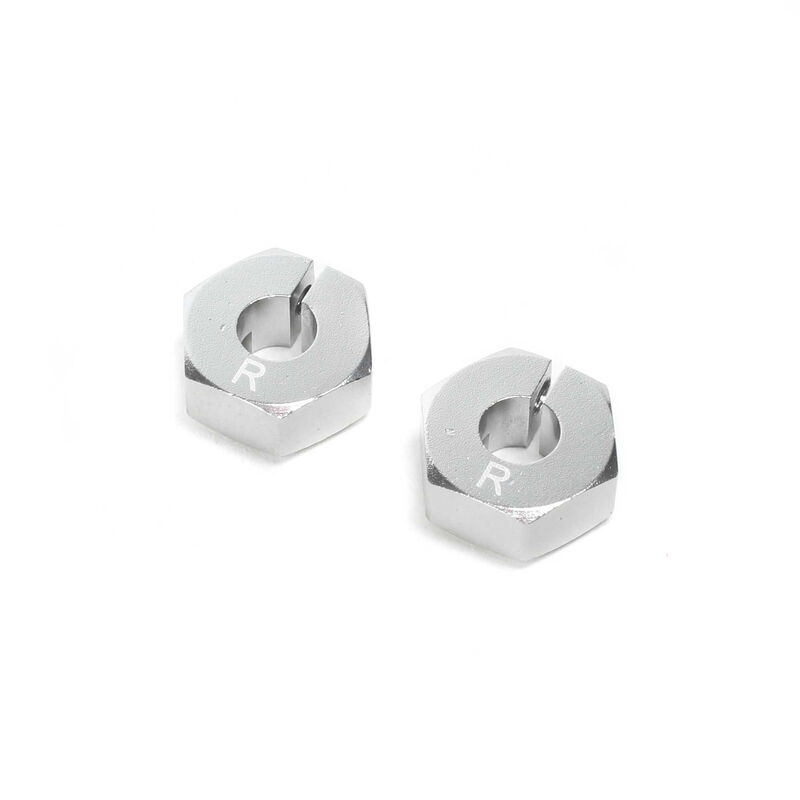 Clamping rear wheel hexes, aluminum: 22s