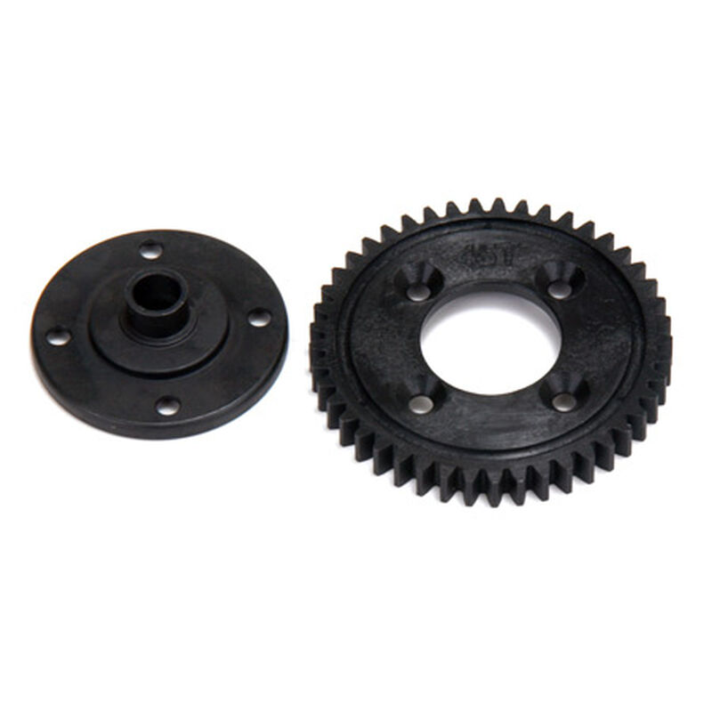 45t spur gear, plastic: 8e 2.0