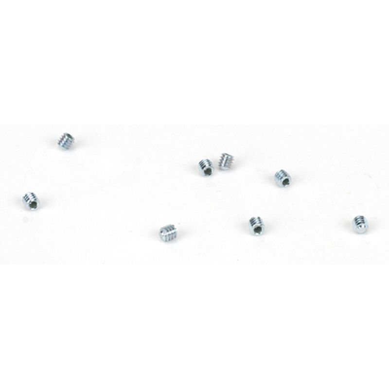 5-40 x 1/8 flat point set screws (8)