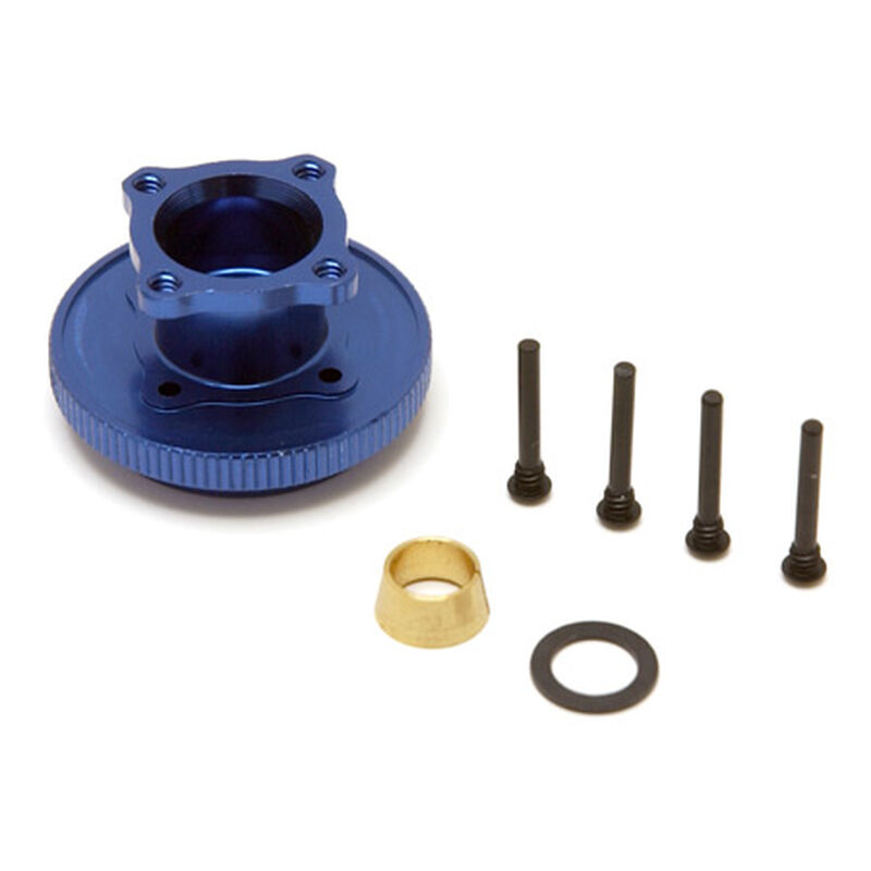 Flywheel & collet,alu 8b 2.0