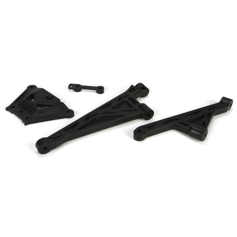 F&r chassis brace & spacer set: 5tt