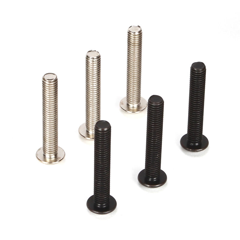 Lower shock mounting screw set, 5mm (6): 5tt