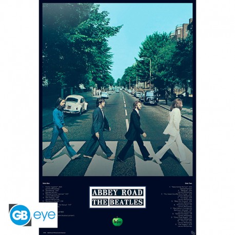 THE BEATLES - Poster Maxi 91.5x61 - Abbey Road Tracks
