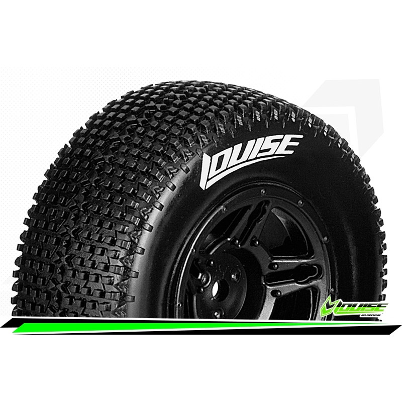 SC-TURBO - 1-10 Short Course Tire Set - Mounted - Super Soft