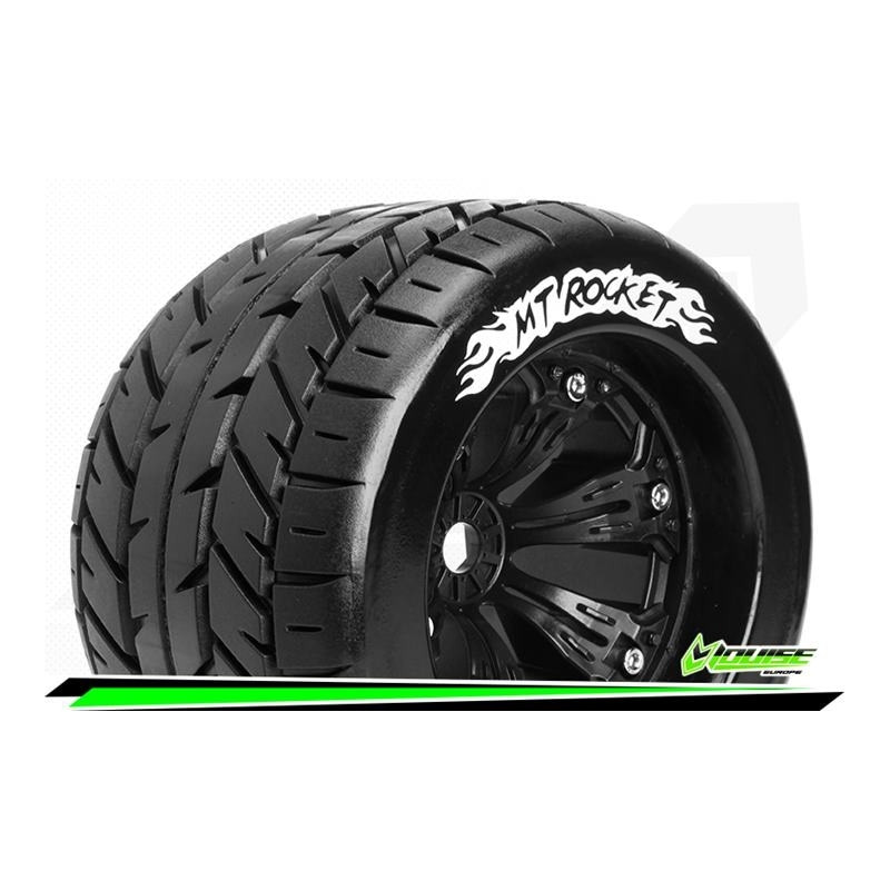 MT-ROCKET - 1-8 Monster Truck Tire Set - Mounted - Sport - F