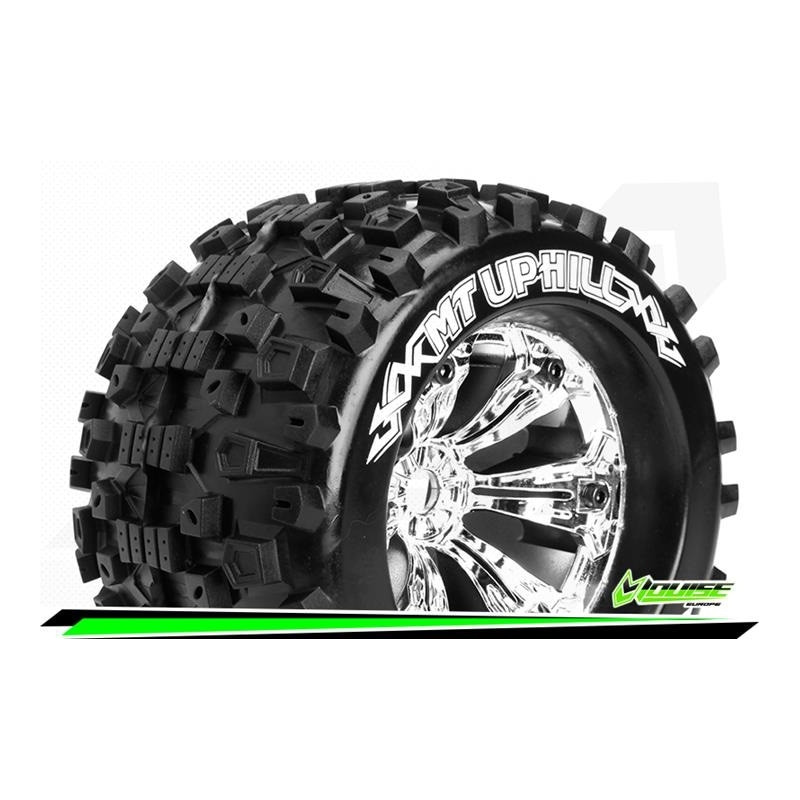 MT-UPHILL - 1-8 Monster Truck Tire Set - Mounted - Sport - F