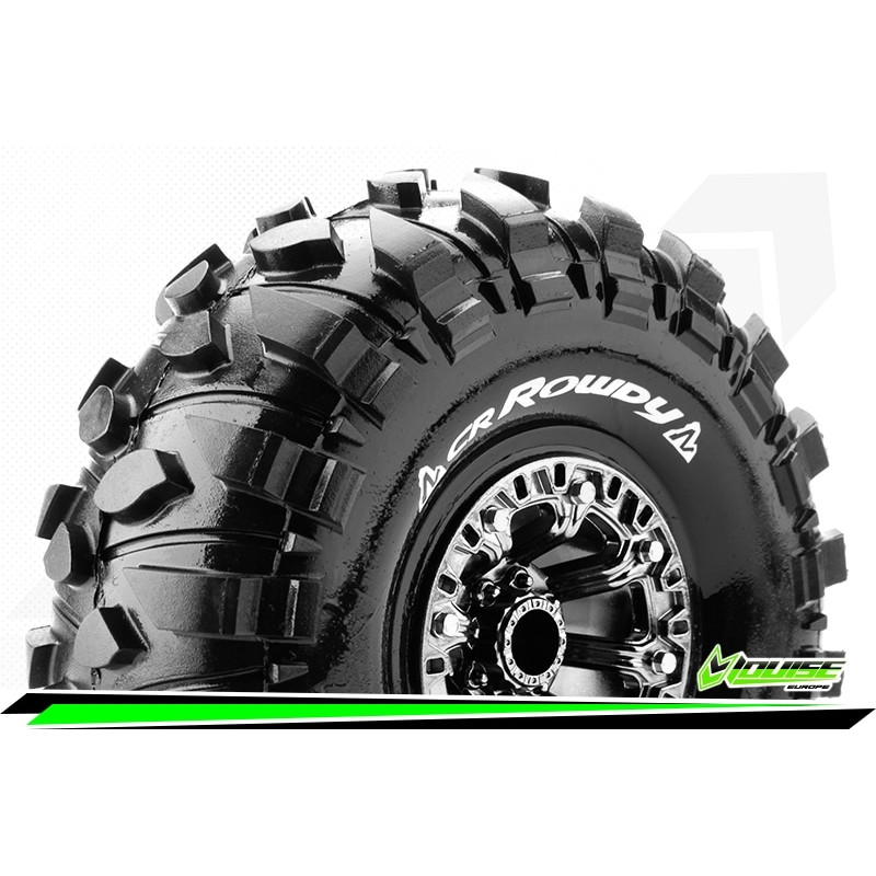 CR-ROWDY 1:10 Crawler Tire Set Mounted Super Soft