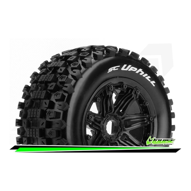 SC-UPHILL - 1-5 Short Course Truck Tire Set - Mounted - Spor