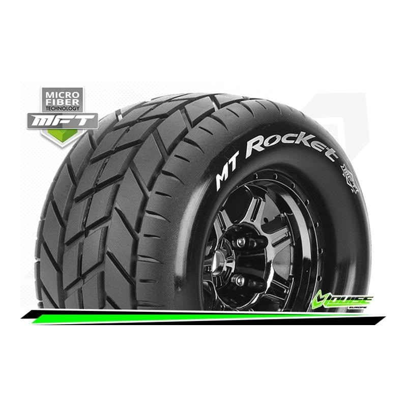 MFT - MT-ROCKET - 1-8 Monster Truck Tire Set - Mounted - Spo
