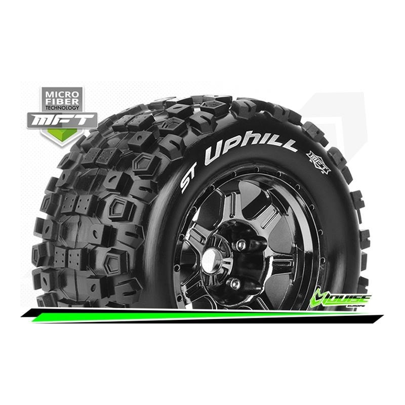MFT - ST-UPHILL - 1-8 Stadium Truck Tire Set - Mounted - Spo
