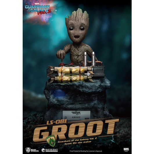 FIGURA ESCALA REAL MARVEL GUARDIÕES DA GALÁXIA VOL.2 BABY GROOT