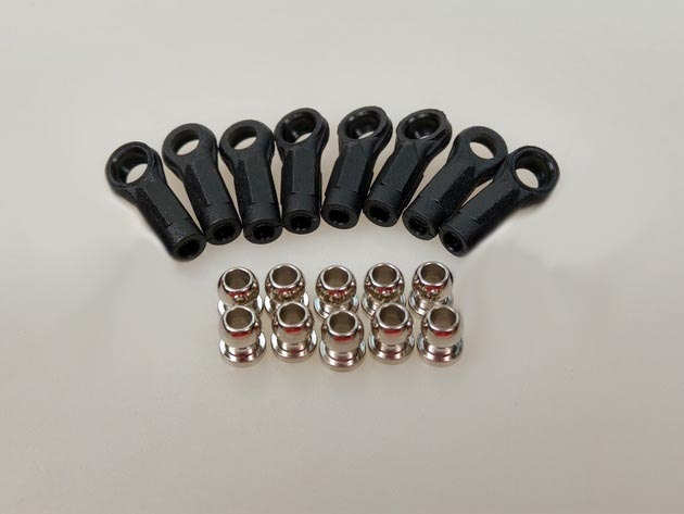 Rotulas plasticas c/ bola 1:8 (10)
