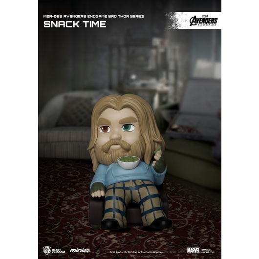 FIGURA MINI EGG ATTACK MARVEL OS VINGADORES ENDGAME BRO THOR SNACK