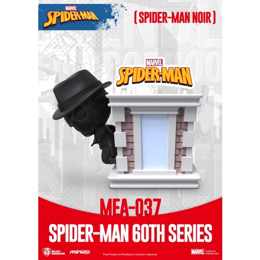 FIGURA MINI EGG ATTACK MARVEL SPIDER-MAN SPIDER-NOIR SÉRIE 60 ANIVERSÁRIO