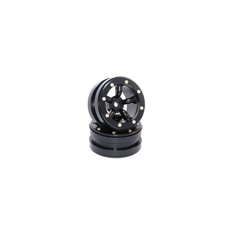 Beadlock Wheels PT-Safari Black/Black 1.9