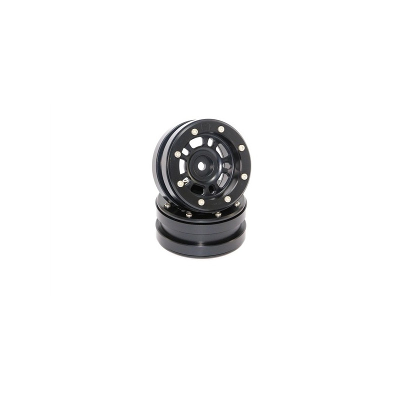 Beadlock Wheels PT- Distractor Black/Black 1.9 (2 pcs)